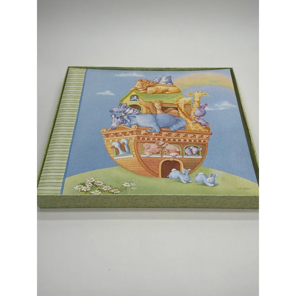 C.R. Gibson Tapestry Noahs Ark Scrapbook Kit Cathy Heck 12x12 Album ST12K-3426